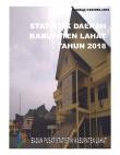 Statistik Daerah Kabupaten Lahat Tahun 2018