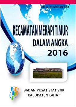 Merapi Timur Subdistricts In Figures 2016