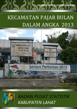 Kecamatan Pajar Bulan In Figures 2013