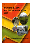 STATISTIK DAERAH KECAMATAN PAJAR BULAN 2015