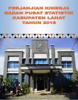 Annual Agreements Performance 2016 Statistic of Lahat Regency