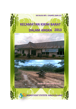 Kecamatan Kikim Barat In Figures 2013