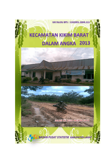 Kecamatan Kikim Barat Dalam Angka 2013