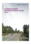 STATISTIK DAERAH KECAMATAN GUMAY TALANG 2015