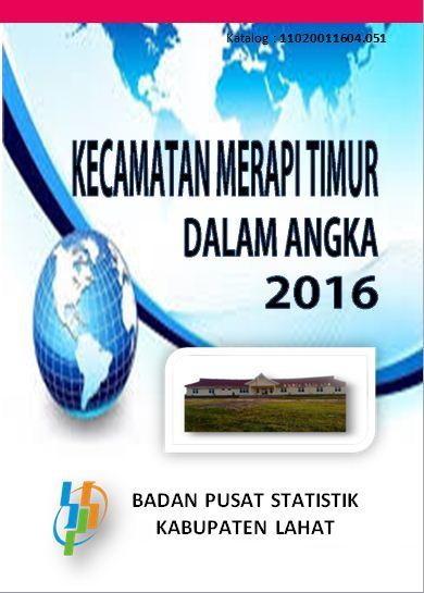 Merapi Timur Subdistricts in Figures 2016