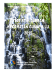 Statistik Daerah Kecamatan Gumay Ulu 2015