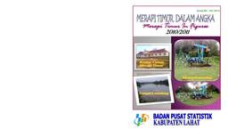 Merapi Timur Dalam Angka 2010/2011