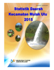 STATISTIK DAERAH KECAMATAN MULAK ULU TAHUN 2015